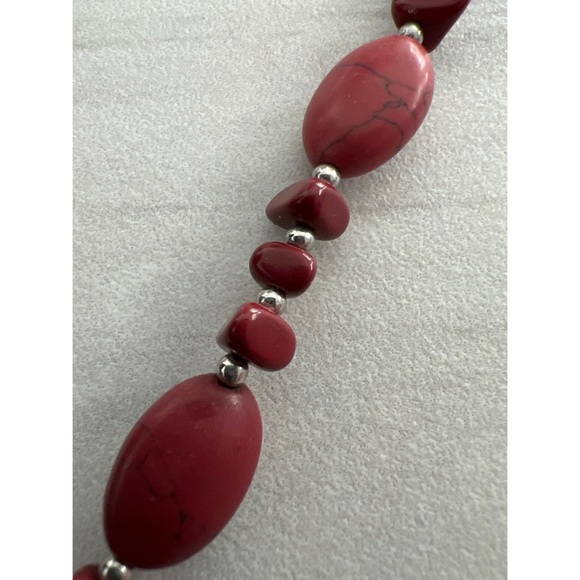 Chaps Oval Stones Shard Necklace - Picture 5 of 5